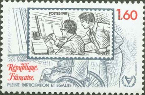 Postage Stamp Republic	France 1981 IYDP SG 2439
